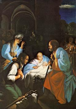 Carlo Saraceni : The Birth of Christ